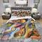 Designart 'Music Beyond The Frames' Modern & Contemporary Bedding Set - Duvet Cover & Shams